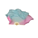 Вспоминая мечты настоящий фанат фаната шелкового танца синий градиент танцующего полиция китайский классический классический танец префектура Янге народный шелк