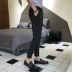 Mùa xuân tinh thần guy quần âu nam mỏng chân quần Hàn Quốc phiên bản của thủy triều tạo mẫu tóc đen chín điểm quần nam quần áo nam hàng hiệu Quần
