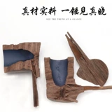 Высокая фигурная статуэтка с твердым древесиной