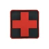 PVC cao su 3D y tế cứu trợ chữ thập đỏ dán ma thuật chương quân đội fan tactical dán chéo một mảnh