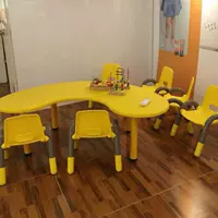 Học tập công viên giải trí đọc bàn ghế trẻ em đặt bàn viết thời trang đơn giản hộ gia đình đồ nội thất cầm tay trẻ em lớn học - Phòng trẻ em / Bàn ghế bàn ghế gỗ cho bé