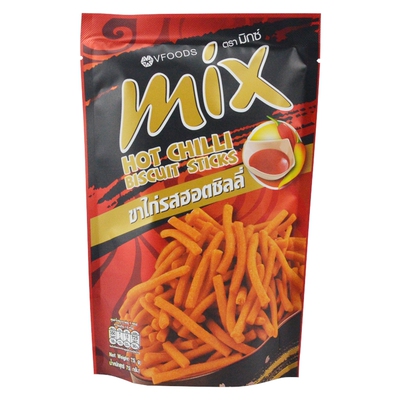 VFOODS MIX Пряные хрустящие палочки 75г, импортированные из Таиланда