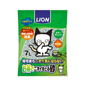 Чай LION Ai Chong для удаления запаха наполнитель для кошачьего туалета 7л, импортированный из Японии