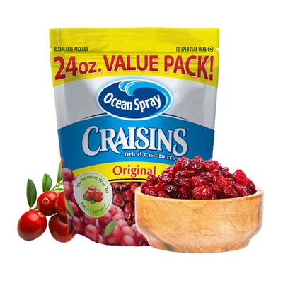 Ocean Spray/Youxianpei сушеная клюква, оригинальный вкус, 680 г/пакет, импортировано из США