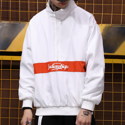 Guo Chao Gang gió nối áo gió triều thương hiệu nam hip hop hip-hop bboy phần mỏng tăng vài lỏng áo khoác