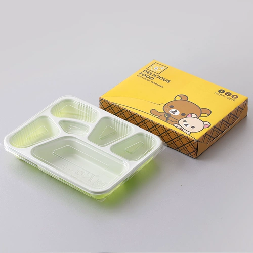 Kanger Ondosable High -End Takeaway Pack Box Fast -Lunch Box Lunch Box Box Business Package Пакет четыре сетки и пять сетей