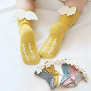 Vớ cotton cho bé mùa xuân và mùa thu 0-3-5 tuổi Vớ bé mùa thu và vớ mùa đông 0-3-6 tháng cánh dễ thương thủy triều - Vớ