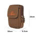 Túi điện thoại di động của nam giới dọc túi vải đa chức năng mặt cắt ngang vành đai mặc 5.0 5.5 inch mini treo