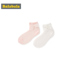 Vớ trẻ em cotton Barabala vớ cotton trẻ em mùa hè cô gái mỏng ngọt ngào vớ sinh viên hai đôi - Vớ tất cho bé Vớ