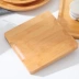 Khay gỗ Nhật Bản hình chữ nhật Tấm gỗ gia dụng Tấm tròn Tấm bánh mì bằng gỗ Tấm trái cây Tấm ăn tối - Tấm Tấm