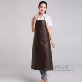 Специальный фартук для работы в мастерской, мягкий ПУ, водонепроницаемый, маслостойкий и противообрастающий фартук, фартук для работников пищевой фабрики, защита труда, слинг-фартук