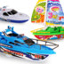 Bé đồ chơi nước trẻ em thuyền tốc độ không điều khiển từ xa tắm cruise ship điện mô hình thuyền động cơ điện đồ chơi thuyền lửa Đồ chơi điều khiển từ xa