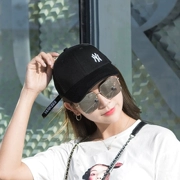 Chính hãng MLB Mũ Bóng Chày Nam Yankees Mùa Hè Đen Hip Hop Hat Nữ Vịt Lưỡi Hàn Quốc NY Vài Dù Để Che Nắng Hat