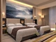 Nội thất khách sạn tiêu chuẩn phòng đơn đầy đủ bộ rõ ràng Qingming Shanghe bản đồ mới Trung Quốc giường TV tủ phong cách Trung Quốc Nội thất khách sạn