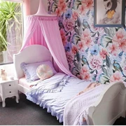 Giường cũi trẻ em Bắc Âu mới giường bọc lều vỏ ren tua giường mái vòm muỗi lưới công chúa giường vỏ Chơi Nhà - Bed Skirts & Valances