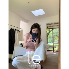 jk制服加工定制 吴小姐韩代 le feeely休闲裤女2023新款宽松夏季薄款直筒阔腿裤子