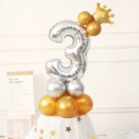 Серебряный цифровой столб 3