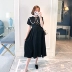 Trang phục bà bầu hè 2019 phiên bản Hàn Quốc mới của mẹ mặc áo dài cho con bú mùa hè váy dài mùa hè - Áo thai sản áo ngực bà bầu Áo thai sản