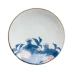 Shengshan đồ đá khay trà cổ chén gốm Kung Fu bộ trà phụ kiện trà vẽ tay màu xanh và trắng retro đế lót ly rượu vang - Trà sứ Trà sứ
