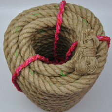 Перетягивание каната 20 30米40米4cm3厘米加粗黄麻拔河绳子麻绳成人儿童拔河比赛专用