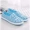 Giày sandal nữ lỗ kim cương mùa hè Phiên bản Hàn Quốc của giày chống trượt Mẹ giày đế bằng Giày đi biển - Giày thể thao / sandles