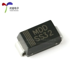 Оригинальный подлинный SS32 SMA (DO-214AC) 20V3A Patch Shattki Diodes 10