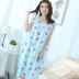 [Đặc biệt hàng ngày] cotton nightdress phụ nữ trung niên và các bà mẹ Hàn Quốc phiên bản của XL nhân tạo dịch vụ nhà bông áo ngủ 2 dây Đêm đầm