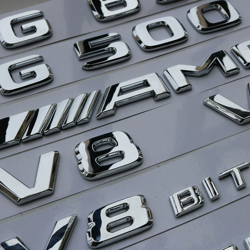Новый Mercedes -Benz G500 G63 G65 AMG Modified Car Makeling Label V8 Biturbo Side Label