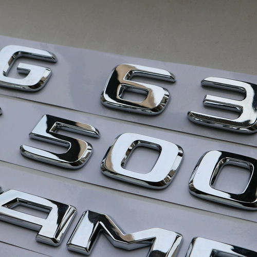 Новый Mercedes -Benz G500 G63 G65 AMG Modified Car Makeling Label V8 Biturbo Side Label