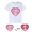 Snow White Children Ice Romance Children Family Wear Womens Rung rung nữ màu ngắn Áo thun ngắn tay - Trang phục dành cho cha mẹ và con