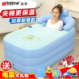 Утепленная ванна домашнего использования, пластиковое средство детской гигиены для купания