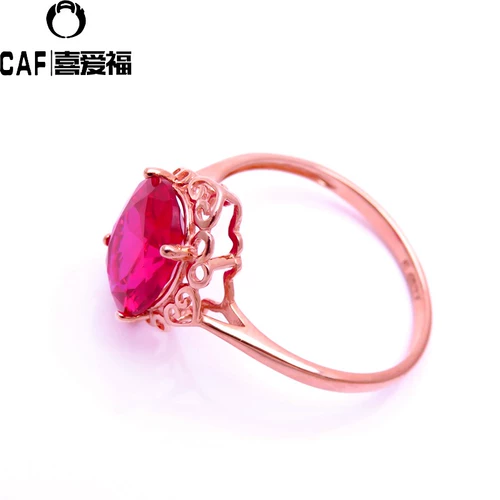 Ювелирное украшение, модное ожерелье, красные серьги, Россия, 14 карат, европейский стиль, легкий роскошный стиль, с драгоценным камнем