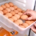 Jiayue nhà lưu trữ trứng hộp tủ lạnh 30 lưới có nắp thực phẩm bánh bao hộp bánh thực phẩm hộp nhựa hộp trứng - Đồ bảo quản