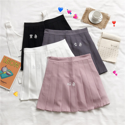 taobao agent Base Japanese school skirt, mini-skirt, pleated skirt, 2021 collection, fitted, high waist, A-line