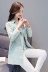 Áo mùa thu 2018 mới của Hàn Quốc áo khoác nữ mỏng manh thon dài hoang dã thời trang phần mỏng màu rắn áo khoác nhỏ