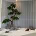 Mô phỏng cây thông chào đón cây thông Luo Hansong Zen cắm hoa lớn cành phòng khách bonsai hoa Trung Quốc trang trí - Hoa nhân tạo / Cây / Trái cây cây xanh giả Hoa nhân tạo / Cây / Trái cây