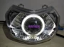 Honda Jia Yu 110 E Shadow Headlight hội Refit Dual Light Lens Angel Eye Devil Eye Xenon Light Youku - Đèn HID xe máy đèn pha bi cầu xe máy