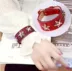 Màu đỏ ròng cùng vòng tay cổ điển phóng đại vòng tay bản rộng thời trang nữ phiên bản Hàn Quốc cá tính hở vòng tay phụ kiện xu hướng vòng tay đẹp Vòng đeo tay Clasp