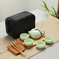 Чайный сервиз, чайная чашка, сумка для путешествий с аксессуарами, объем 4