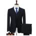 Phù hợp với nam giới phù hợp với trung niên cha phù hợp với kích thước lớn kinh doanh chuyên nghiệp phù hợp với ba mảnh phù hợp với chú rể váy cưới mùa xuân bộ vest nam Suit phù hợp