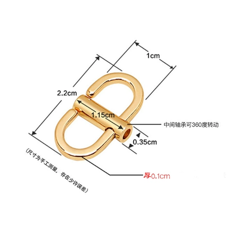 Перекрытие для пряжки корректировки корректировки цепи маленькой сумки и полоса Регулировка пряжки для регулировки пряжки