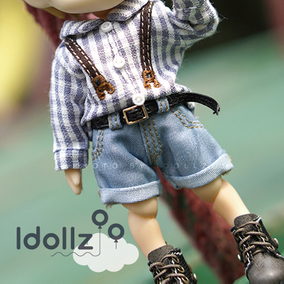 taobao agent Shorts, doll for eyelashes, clay, children's clothing, loose fit