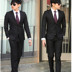 Bốn mảnh nam 2018 mùa xuân và mùa thu mới 2 nút casual slim phù hợp với Hàn Quốc phiên bản của tự trồng phù hợp với kinh doanh Suit phù hợp