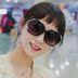 [Hàng ngày khuyến mãi] kính mát nữ 2018 new vòng mặt dài mặt star mạng mô hình màu đỏ thời trang cá tính thanh lịch Hàn Quốc phiên bản Kính râm