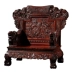GB Indonesia gỗ hồng đen sofa gỗ gụ kết hợp đồ nội thất phòng khách, lớn lá sofa gỗ hồng mộc Lucky ngai vàng - Ghế sô pha Ghế sô pha