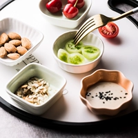Небольшое диск приправа, миска мини -семейство творческое японское в стиле керамическое соус -соус соус -салатный соус