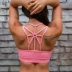 Áo ngực thể thao nữ khiêu vũ mùa hè yoga tập thể dục chống sốc vẻ đẹp trở lại đôi vai dây đeo vest thấm mồ hôi tập thể dục Yoga