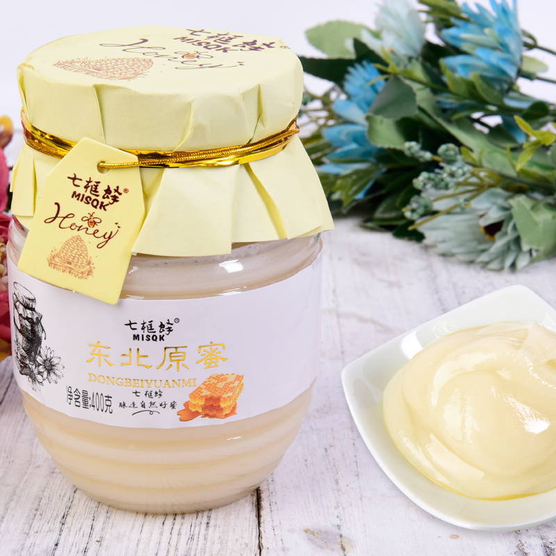 Купить 7 Коробка пчела к северо-востоку Сырой мед 1,2 кг / коробка в ...