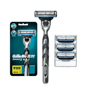 Gilleton Feng Speed ​​3 Classic 1 Blade, 1 заголовок ножа+3 рама бритья ножа для ножа.