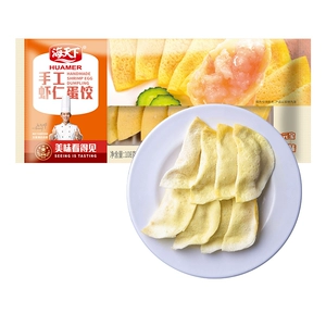 Пельмени Hai Tianxia с креветками и яйцом ручной работы 108г/пакет